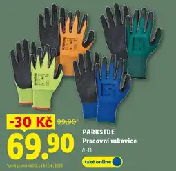 Lidl PARKSIDE Pracovní rukavice nabídka
