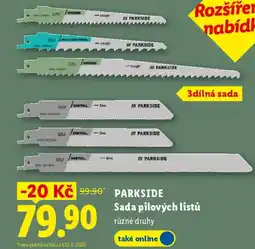 Lidl PARKSIDE Sada pilových listů nabídka