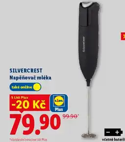 Lidl SILVERCREST Napěňovač mléka nabídka