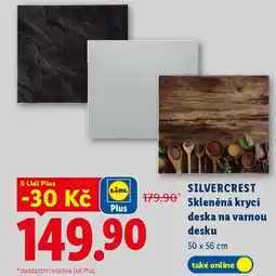 Lidl SILVERCREST Skleněná krycí deska na varnou desku nabídka