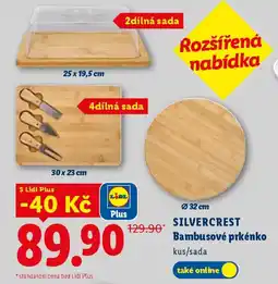 Lidl SILVERCREST Bambusové prkénko nabídka