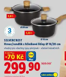 Lidl SILVERCREST Hrnec/rendlík z hliníkové litiny nabídka