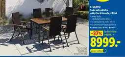 Lidl LIVARNO Sada zahradního nábytku Valencia, 7dílná nabídka
