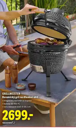 Lidl GRILLMEISTER Keramický gril na dřevěné uhlí nabídka