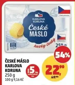 Penny Market České máslo Karlova koruna nabídka