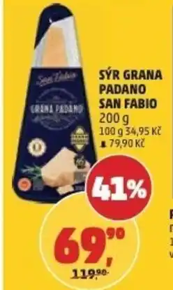 Penny Market Sýr grana padano San Fabio nabídka