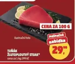 Penny Market Tuňák žlutoploutvý steak nabídka
