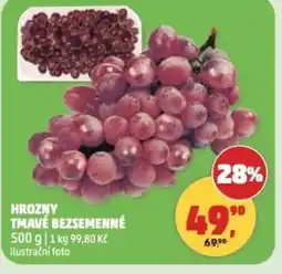 Penny Market Hrozny tmavé bezsemenné nabídka