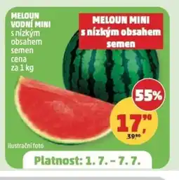 Penny Market Meloun vodní mini nabídka