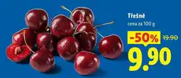 Lidl Třešně, cena za nabídka