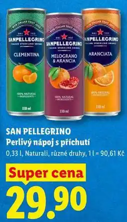 Lidl SAN PELLEGRINO Perlivý nápoj s příchutí nabídka