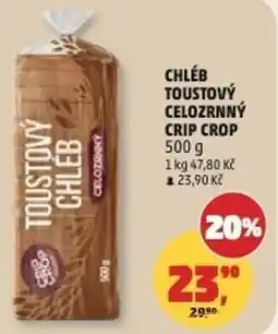 Penny Market Chléb toustový celozrnný crip crop nabídka