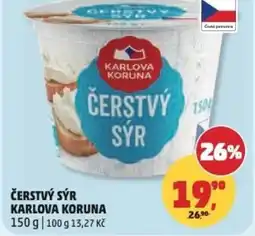 Penny Market Čerstvý sýr karlova koruna nabídka