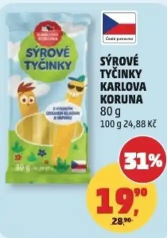 Penny Market Syrové tyčinky karlova koruna nabídka