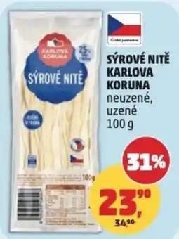 Penny Market Sýrové nitě karlova koruna nabídka