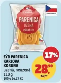 Penny Market Sýr parenica karlova koruna nabídka