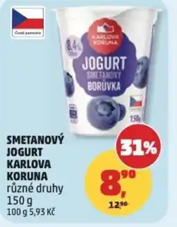 Penny Market Smetanový jogurt karlova koruna nabídka