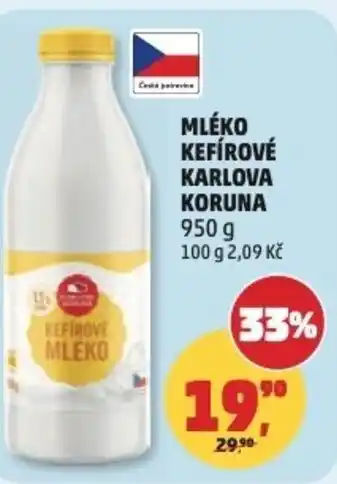 Penny Market Mléko kefírové karlova koruna nabídka