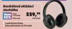 Penny Market Bezdrátová skládací sluchátka nabídka