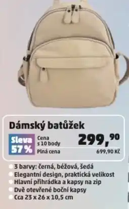 Penny Market Dámský batůžek nabídka