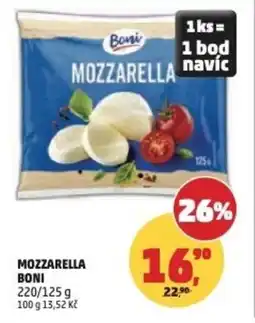 Penny Market Mozzarella boni nabídka