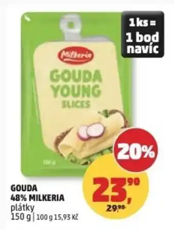 Penny Market Gouda 48% milkeria plátky nabídka