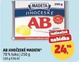 Penny Market Ab jihočeské Madeta nabídka