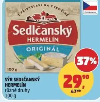 Penny Market Sýr sedlčanský hermelín nabídka