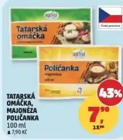 Penny Market Tatarská omáčka, majonéza poličanka nabídka