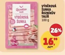 Penny Market Výběrová šunka řezníkův talíř nabídka