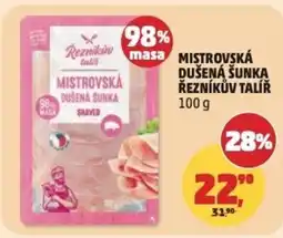 Penny Market Mistrovská dušená šunka řezníkův talíř nabídka