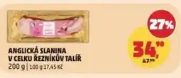 Penny Market Anglická slanina v celku řezníkův talíř nabídka