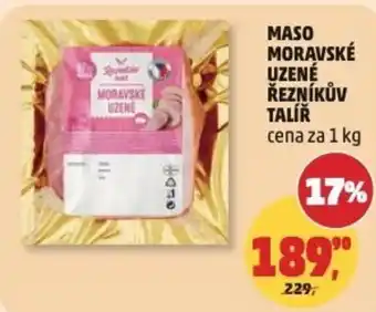 Penny Market Maso moravské uzené řezníkův talíř nabídka