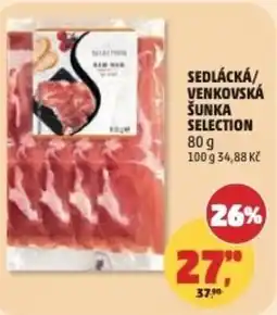 Penny Market Sedlácká/ venkovská šunka selection nabídka