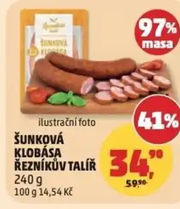 Penny Market Šunková klobása řezníkův talíř nabídka