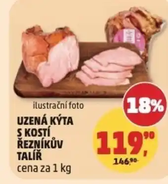Penny Market Uzená kýta s kostí řezníkův talíř nabídka