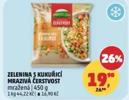 Penny Market Zelenina s kukuřicí mrazivá čerstvost nabídka