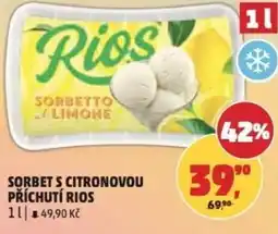 Penny Market Sorbets citronovou příchutí rios nabídka