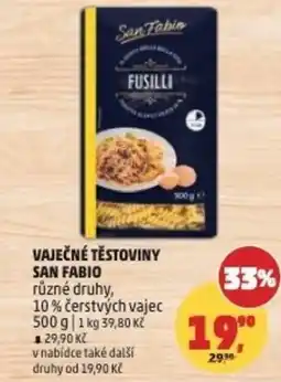 Penny Market Vaječné těstoviny San Fabio nabídka