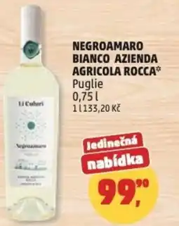 Penny Market Negroamaro bianco azienda agricola rocca Puglie nabídka