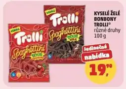 Penny Market Kyselé želé bonbony trolli nabídka