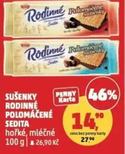 Penny Market Sušenky rodinné polomáčené sedita nabídka