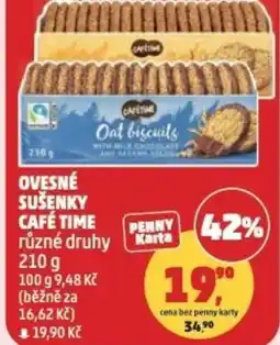 Penny Market Ovesné sušenky café time nabídka