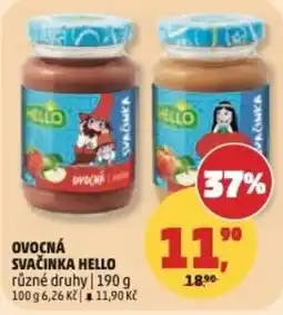 Penny Market Ovocná svačinka Hello nabídka
