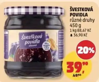 Penny Market Švestková povidla nabídka