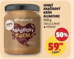 Penny Market Jemný arašídový krém allnature nabídka