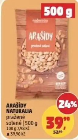 Penny Market Arašídy naturalia pražené solené nabídka
