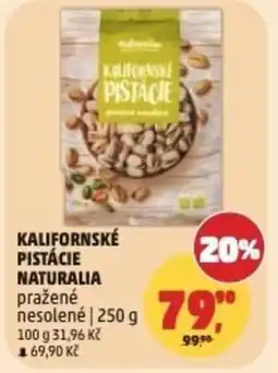Penny Market Kalifornské pistácie naturalia nabídka