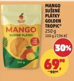 Penny Market Mango sušené plátky golden tropic nabídka