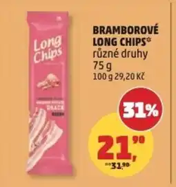 Penny Market Bramborové long chips nabídka